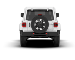 blanc suv sur transparent Contexte. 3d le rendu - illustration png