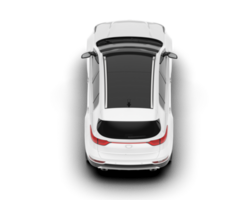 blanc suv sur transparent Contexte. 3d le rendu - illustration png