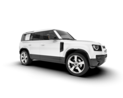 blanc suv sur transparent Contexte. 3d le rendu - illustration png