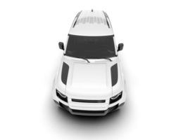 blanc suv sur transparent Contexte. 3d le rendu - illustration png