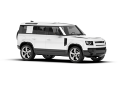 blanc suv sur transparent Contexte. 3d le rendu - illustration png