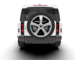 branco suv em transparente fundo. 3d Renderização - ilustração png