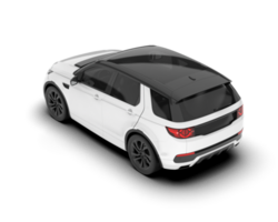 blanc suv sur transparent Contexte. 3d le rendu - illustration png