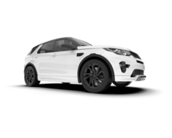 wit suv Aan transparant achtergrond. 3d renderen - illustratie png