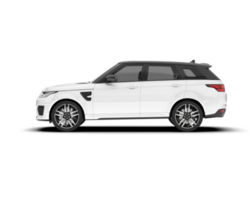 blanc suv sur transparent Contexte. 3d le rendu - illustration png