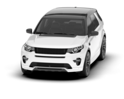 blanco suv en transparente antecedentes. 3d representación - ilustración png