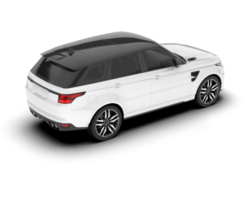 blanc suv sur transparent Contexte. 3d le rendu - illustration png