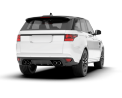 blanc suv sur transparent Contexte. 3d le rendu - illustration png