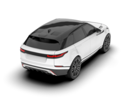 blanc suv sur transparent Contexte. 3d le rendu - illustration png