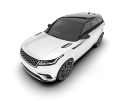 blanc suv sur transparent Contexte. 3d le rendu - illustration png