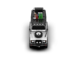 blanc suv sur transparent Contexte. 3d le rendu - illustration png