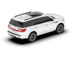 blanc suv sur transparent Contexte. 3d le rendu - illustration png