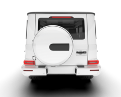 blanc suv sur transparent Contexte. 3d le rendu - illustration png