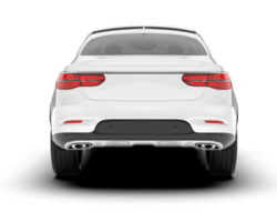 Weiß suv auf transparent Hintergrund. 3d Rendern - - Illustration png