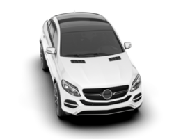 blanco suv en transparente antecedentes. 3d representación - ilustración png