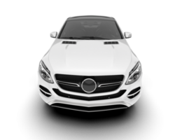 blanco suv en transparente antecedentes. 3d representación - ilustración png