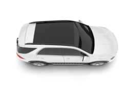 blanc suv sur transparent Contexte. 3d le rendu - illustration png