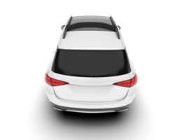 vit sUV på transparent bakgrund. 3d tolkning - illustration png