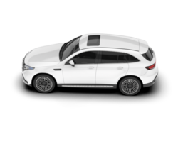 Weiß suv auf transparent Hintergrund. 3d Rendern - - Illustration png