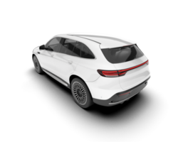 blanc suv sur transparent Contexte. 3d le rendu - illustration png