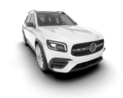 wit suv Aan transparant achtergrond. 3d renderen - illustratie png