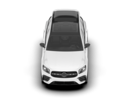 vit sUV på transparent bakgrund. 3d tolkning - illustration png