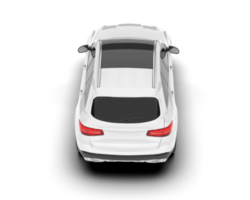 blanco suv en transparente antecedentes. 3d representación - ilustración png