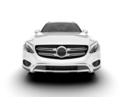 Weiß suv auf transparent Hintergrund. 3d Rendern - - Illustration png