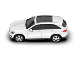 wit suv Aan transparant achtergrond. 3d renderen - illustratie png