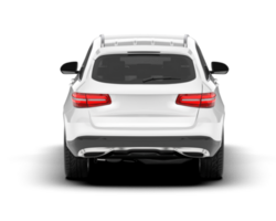 blanco suv en transparente antecedentes. 3d representación - ilustración png