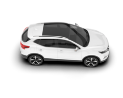 blanc suv sur transparent Contexte. 3d le rendu - illustration png