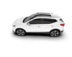 blanc suv sur transparent Contexte. 3d le rendu - illustration png