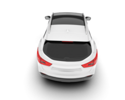 Weiß suv auf transparent Hintergrund. 3d Rendern - - Illustration png