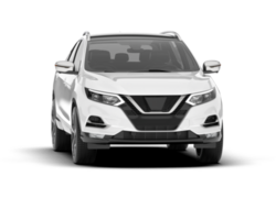 Weiß suv auf transparent Hintergrund. 3d Rendern - - Illustration png