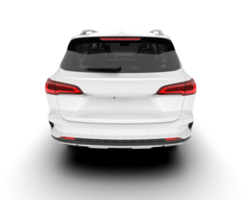 blanc suv sur transparent Contexte. 3d le rendu - illustration png