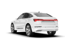 blanc suv sur transparent Contexte. 3d le rendu - illustration png