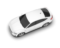 vit sUV på transparent bakgrund. 3d tolkning - illustration png