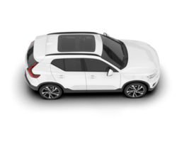 blanc suv sur transparent Contexte. 3d le rendu - illustration png