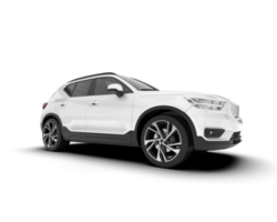 blanc suv sur transparent Contexte. 3d le rendu - illustration png