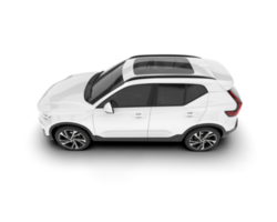 blanc suv sur transparent Contexte. 3d le rendu - illustration png