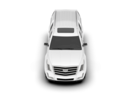 wit suv Aan transparant achtergrond. 3d renderen - illustratie png