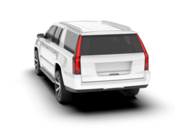 blanc suv sur transparent Contexte. 3d le rendu - illustration png