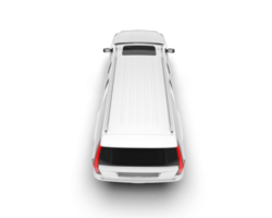 blanc suv sur transparent Contexte. 3d le rendu - illustration png