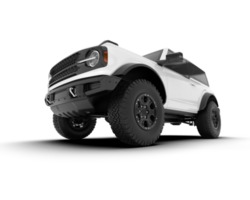 wit suv Aan transparant achtergrond. 3d renderen - illustratie png