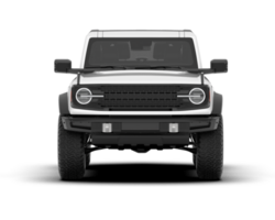 Weiß suv auf transparent Hintergrund. 3d Rendern - - Illustration png