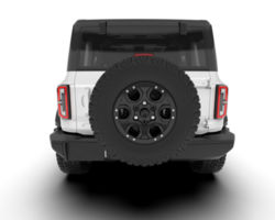 wit suv Aan transparant achtergrond. 3d renderen - illustratie png