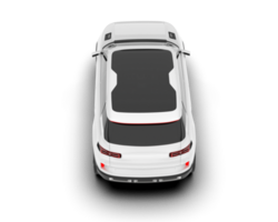 blanc suv sur transparent Contexte. 3d le rendu - illustration png