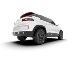 blanc suv sur transparent Contexte. 3d le rendu - illustration png