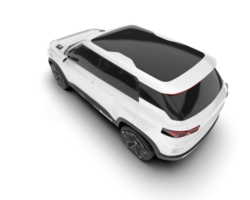 branco suv em transparente fundo. 3d Renderização - ilustração png