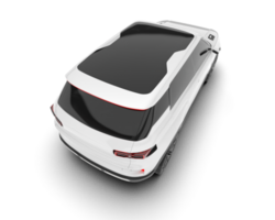 blanc suv sur transparent Contexte. 3d le rendu - illustration png